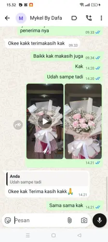 Testimonial Buket Bunga ciparahu