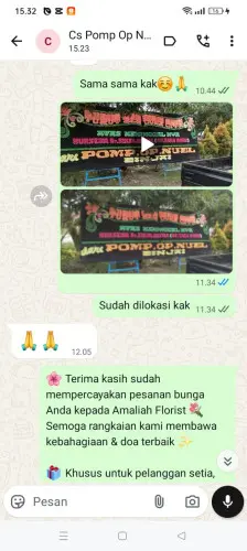 Testimonial Papan Bunga ciparahu